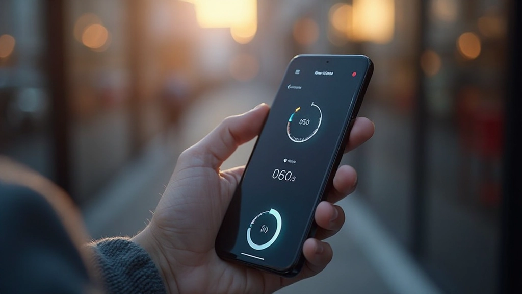 Smartphone scherm met verschillende loading-animaties: spinner, progress bar, skeleton screens, allemaal in moderne design